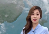 韩国美女天气预报员