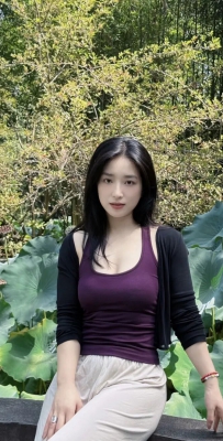 夏季公园拍照，简单几个姿势，自然显身材